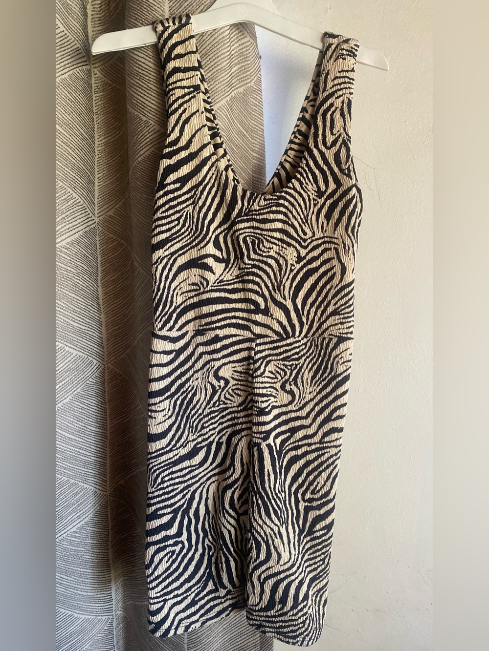 Montce Swim Zebra Print Women’s Jumpsuit One Piece Sz Small